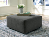 A2Z Furniture - Ashley Furniture - Edenfield Living Room - Oversized Accent Ottoman / Charcoal - 2900308